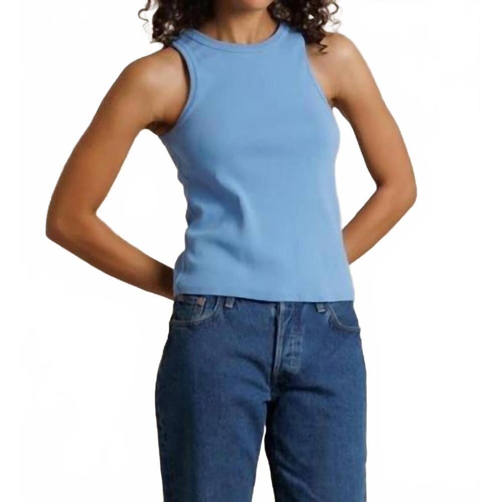 NEW PERFECTWHITETEE daphne tank top in pacific